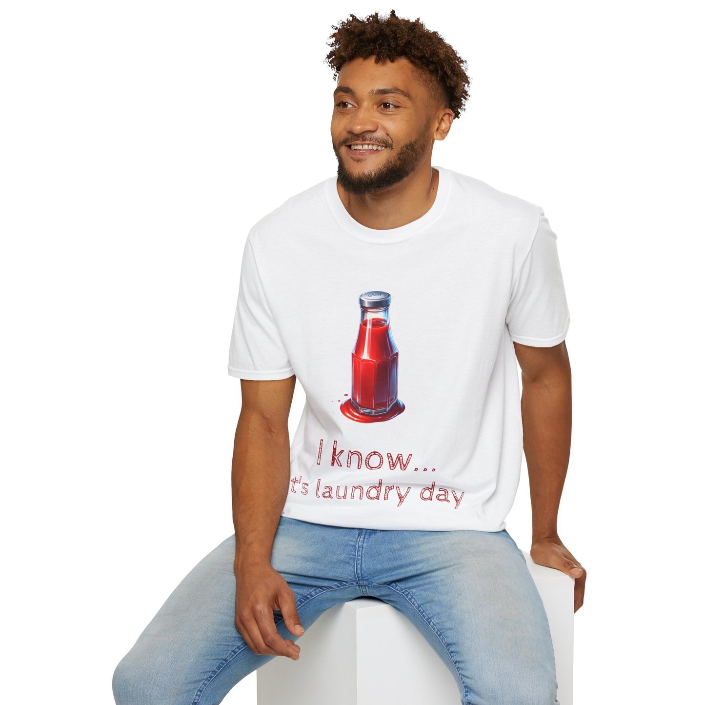 Ketchup on T-Shirt