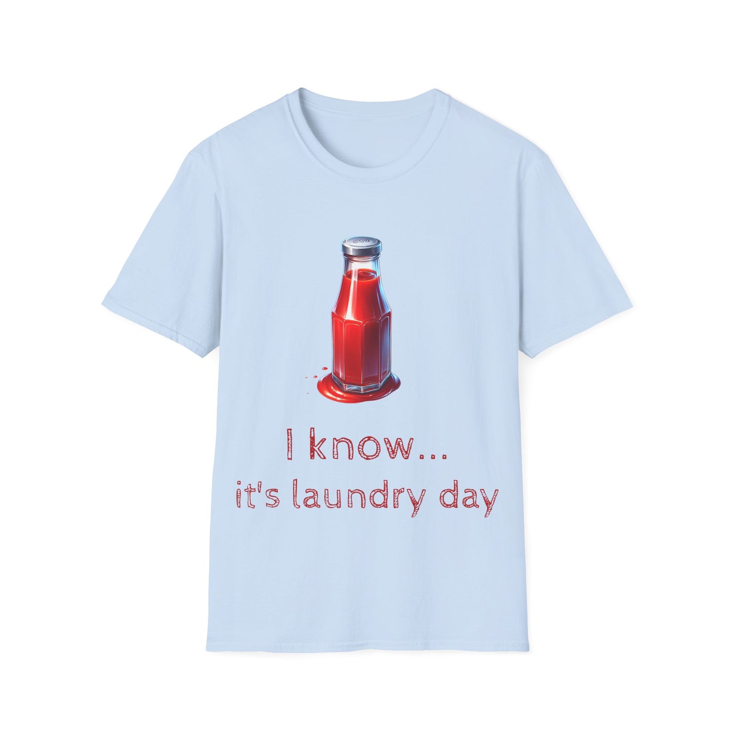 Ketchup on T-Shirt