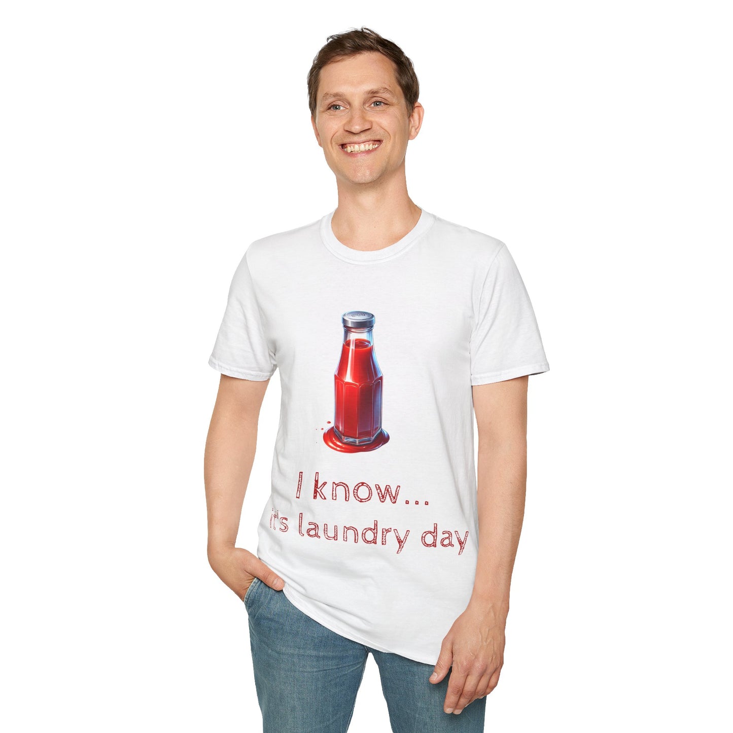 Ketchup on T-Shirt