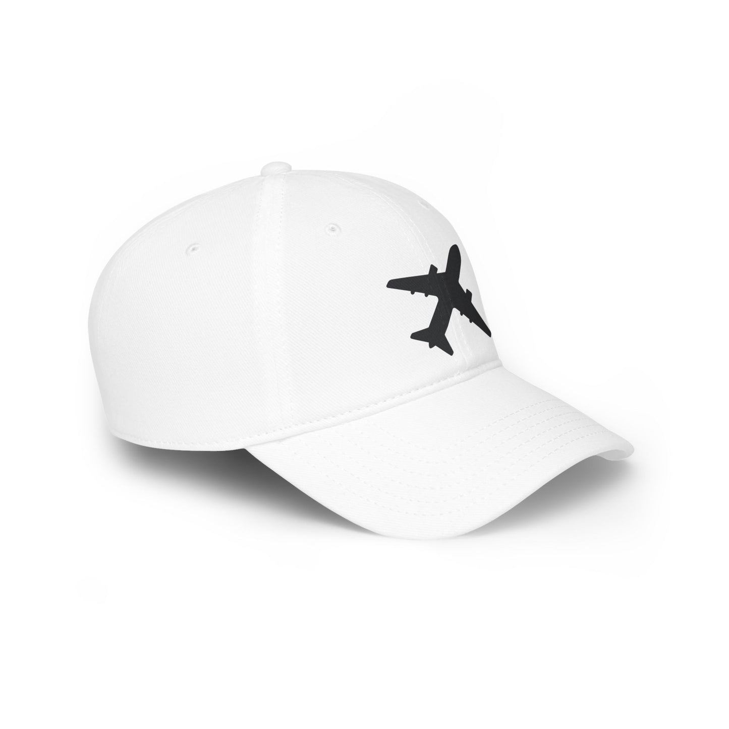 Plane White Ball Cap