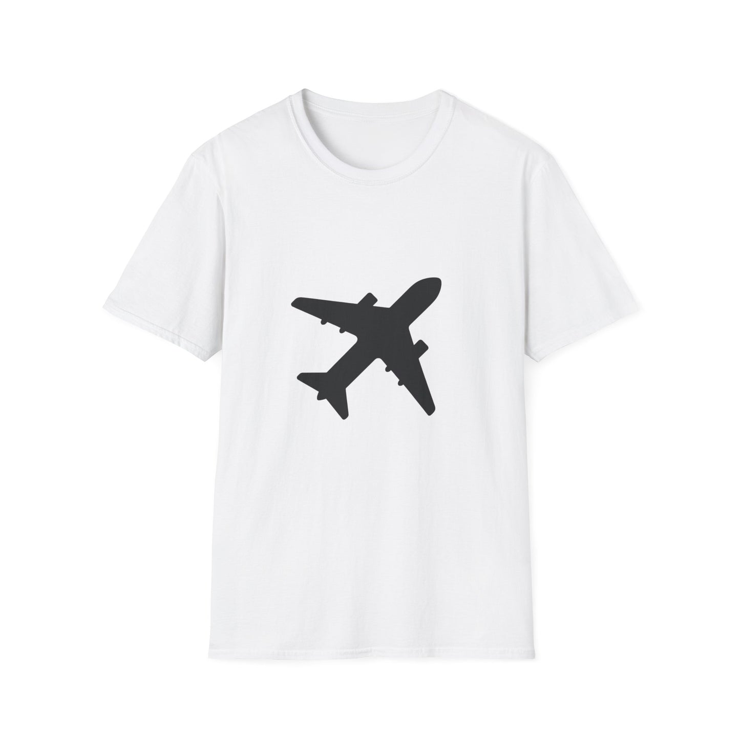 "Plane" White T-Shirt