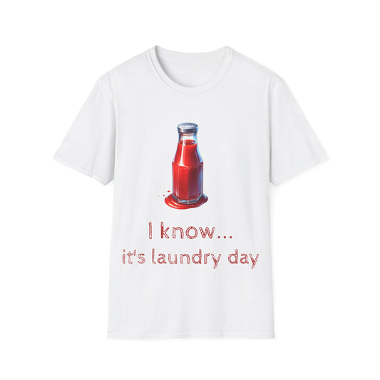 Ketchup on T-Shirt