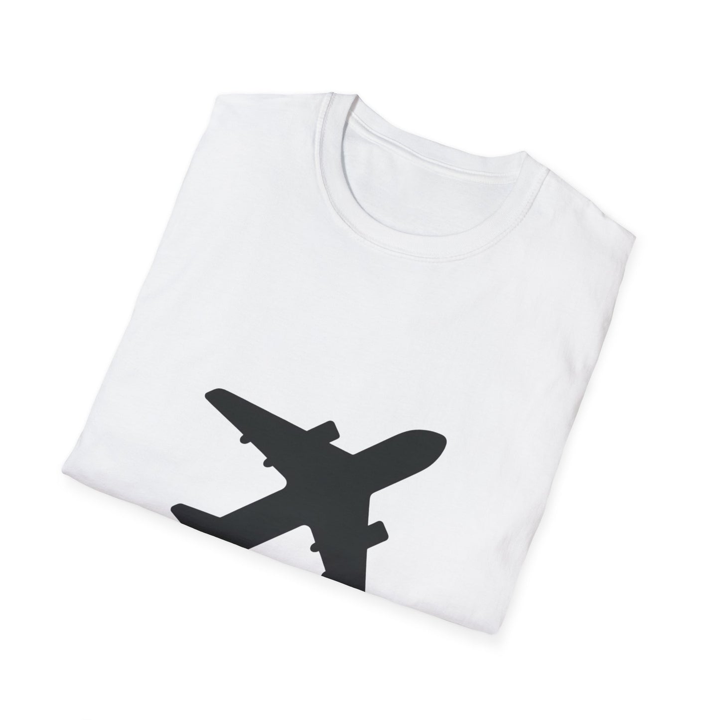 "Plane" White T-Shirt